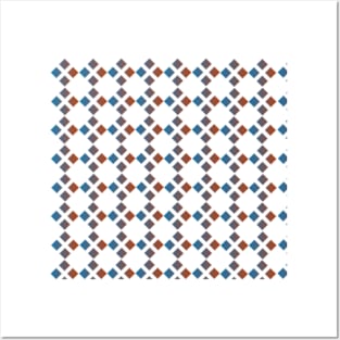 Square pattern Posters and Art